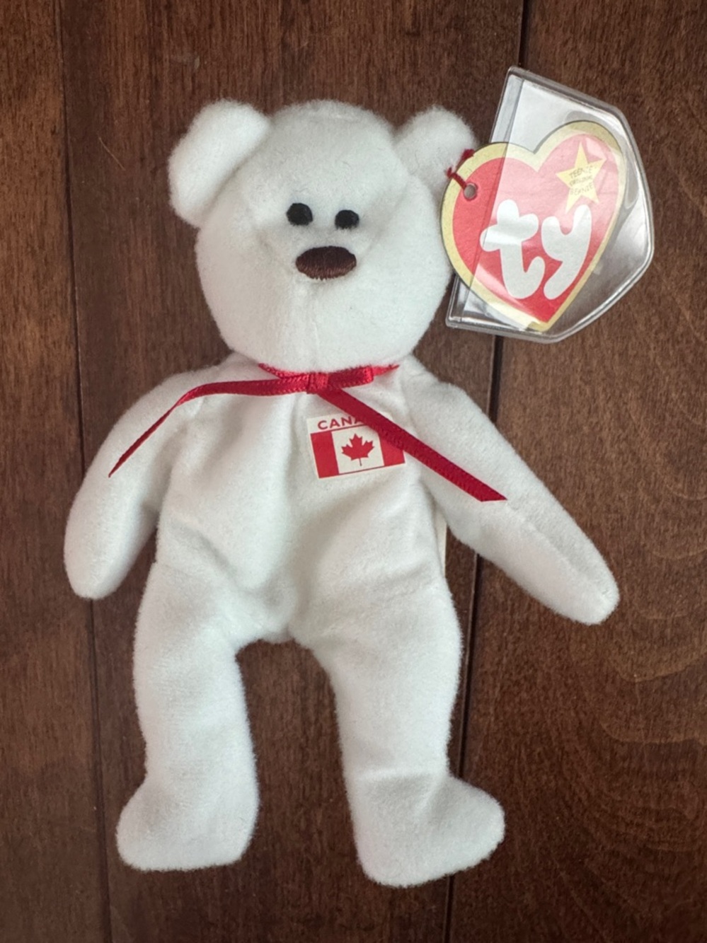 "Ty Teenie Beanie Baby" New with Tag. "Maple" 1993. Rare